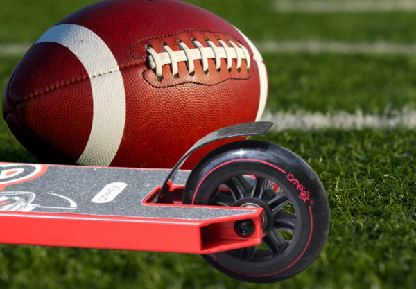 Самокат трюковый ATEOX JUMP 2019 (Черный/Красный)