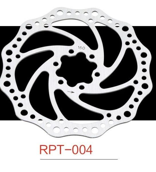 Ротор тормоза Repute RPT-004 160mm,серебристый,крепление IS6